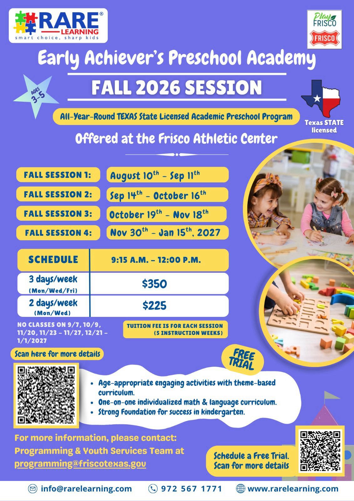 Frisco Athletic Center Summer Camp
